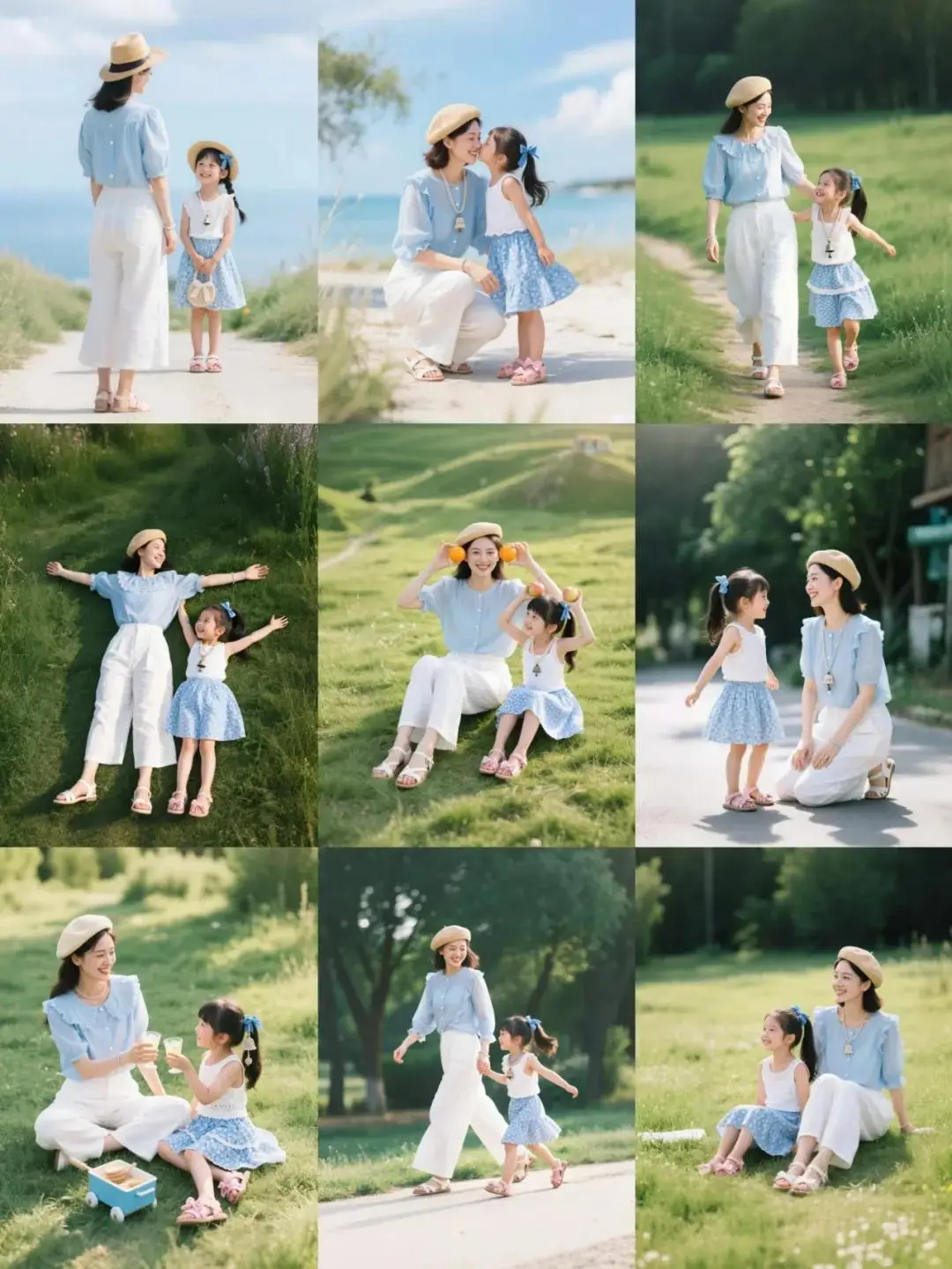亲子照姿势示范_100种姿势摆拍双人_自然温馨亲子大片技巧