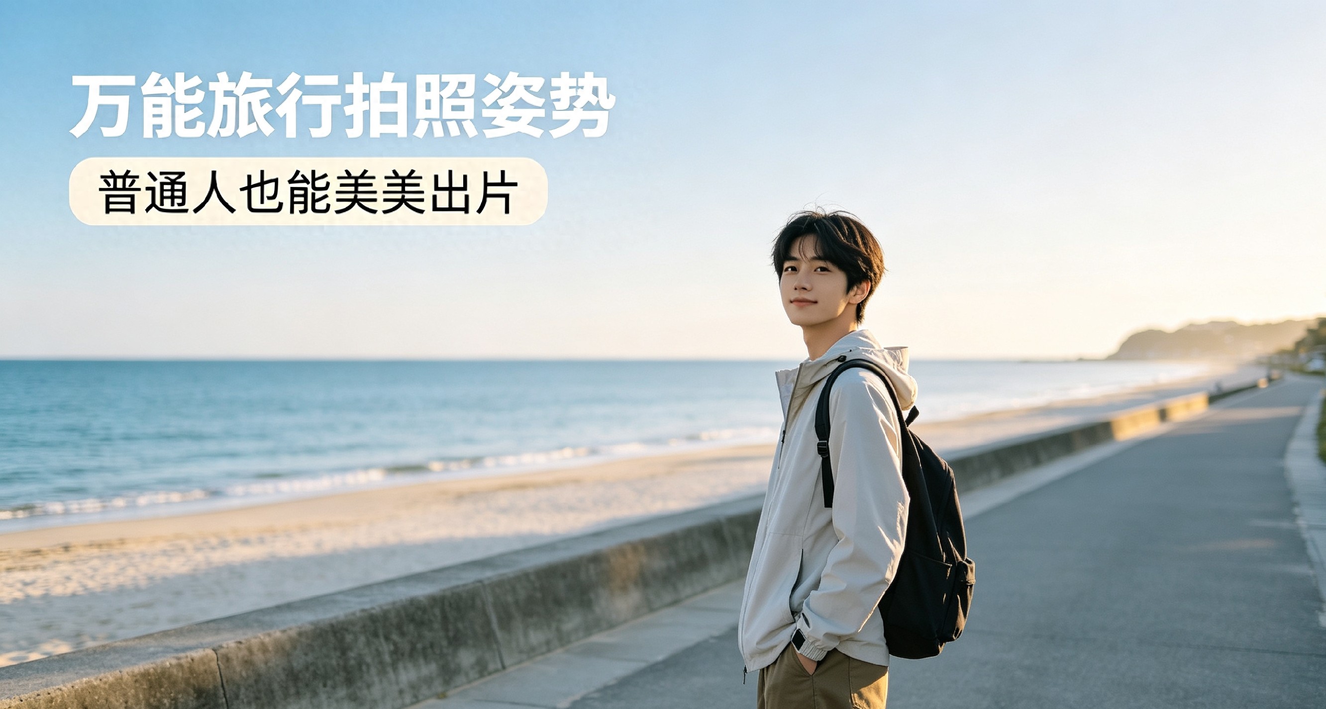 出游拍照别再比耶！万能旅行拍照姿势，轻松美美出片